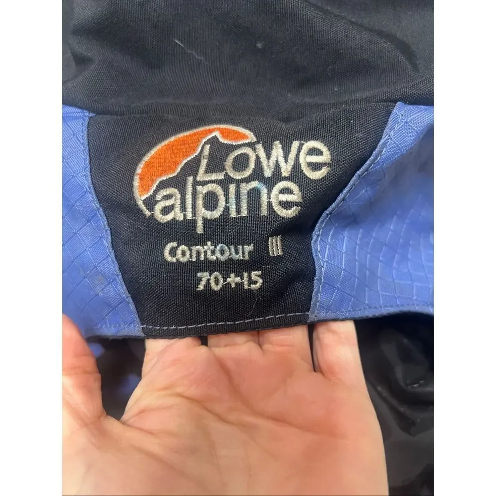 Lowe Alpine Blue Contour III 70+15 Hiking Climbing Backpack
